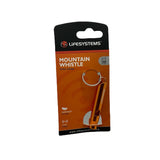 Lifesystems Mountain Whistle - Tough, Lightweight Alloy Essential Outdoors Item - Orange