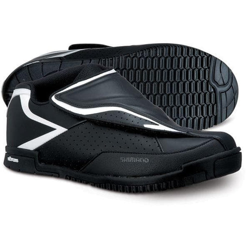 Shimano AM41 flat sole shoes, black / white, size 45