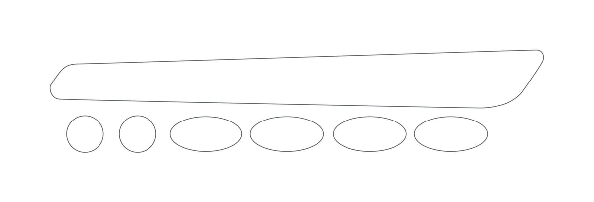 BBB BBP-50 - Bikeskin Frame Protectors Clear