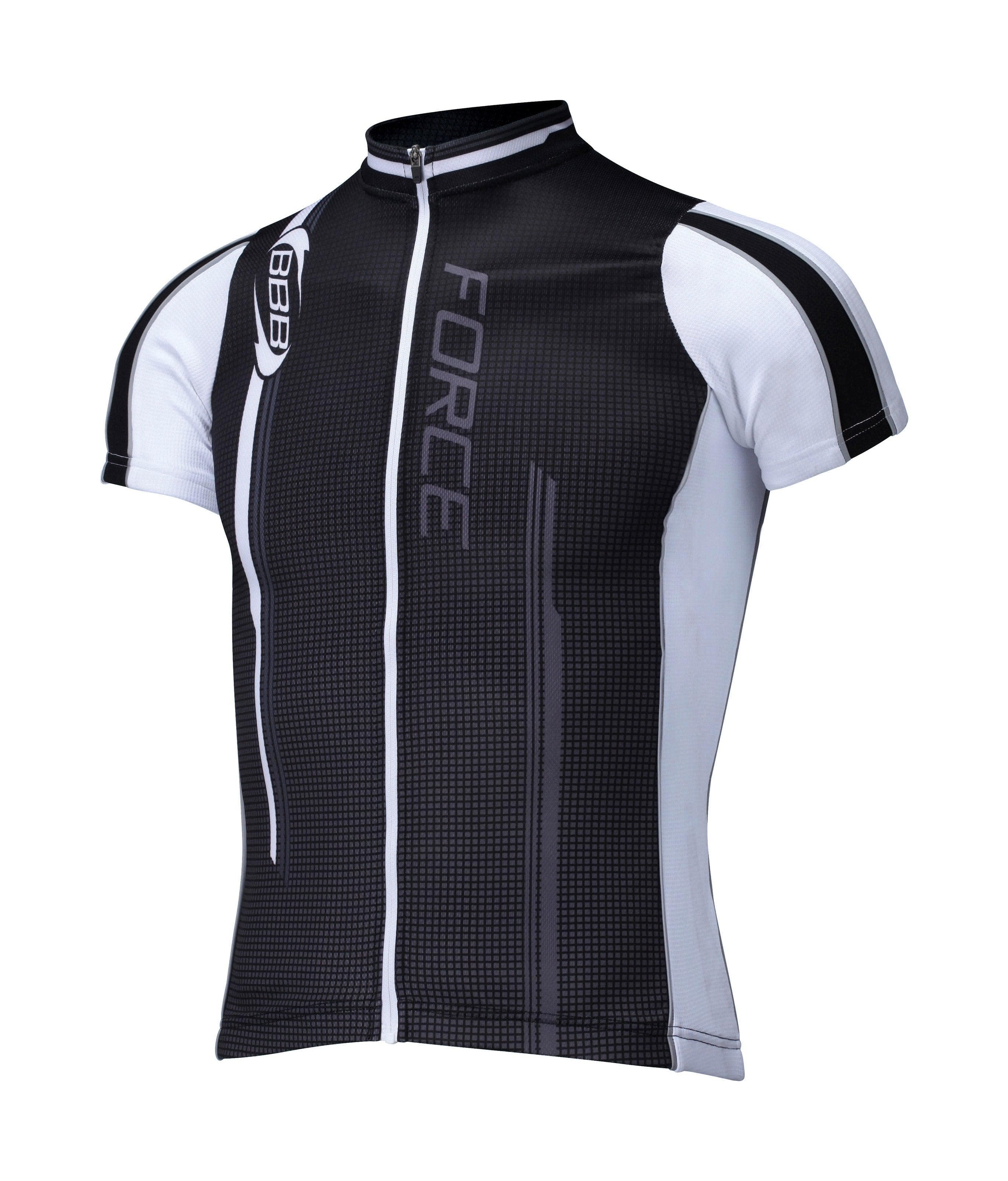 BBB BBW-118 - Force Jersey - Black & White (XL)-TF>
