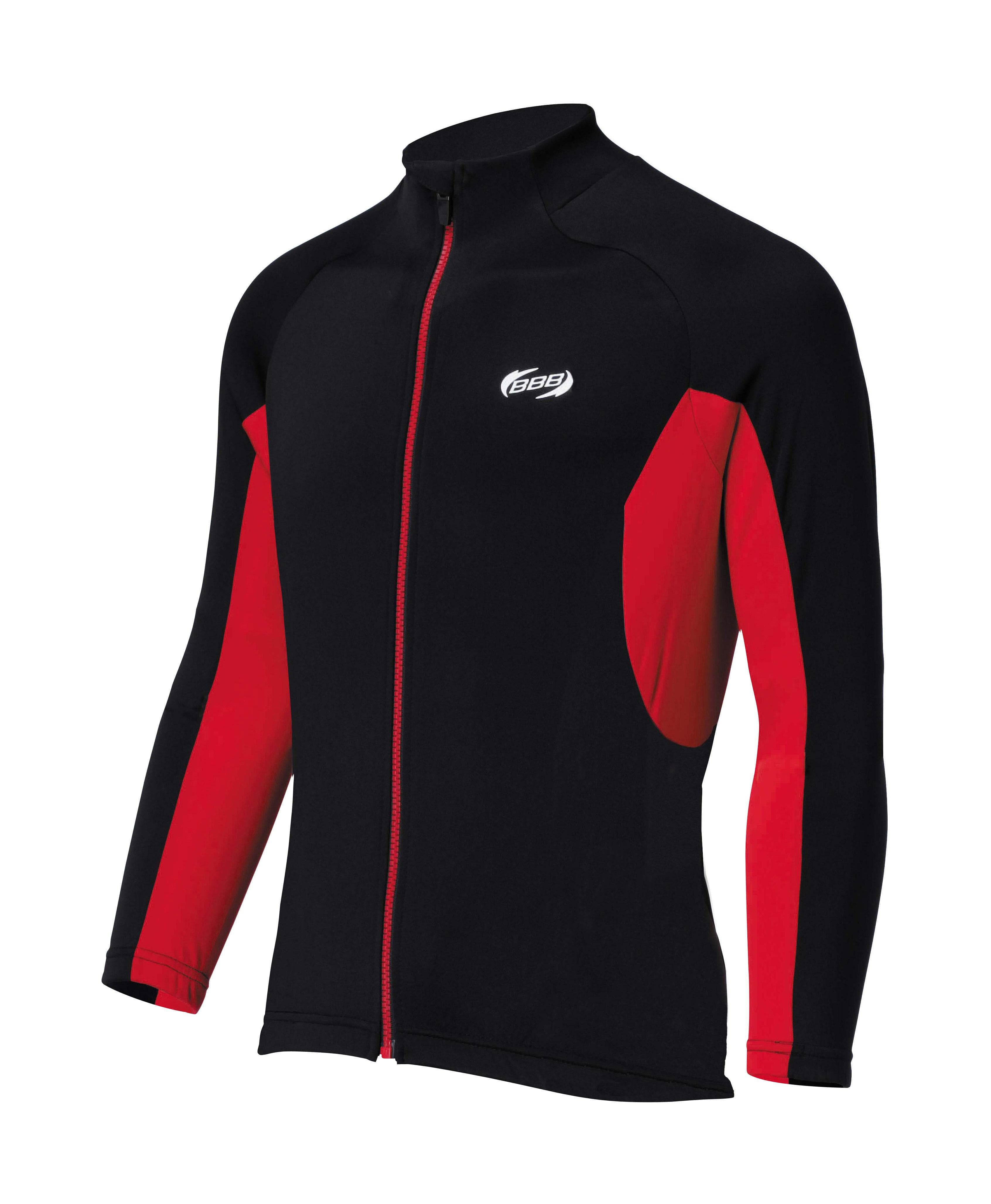 BBB BBW-168 - Quadra LS Jersey Black & Red (S)