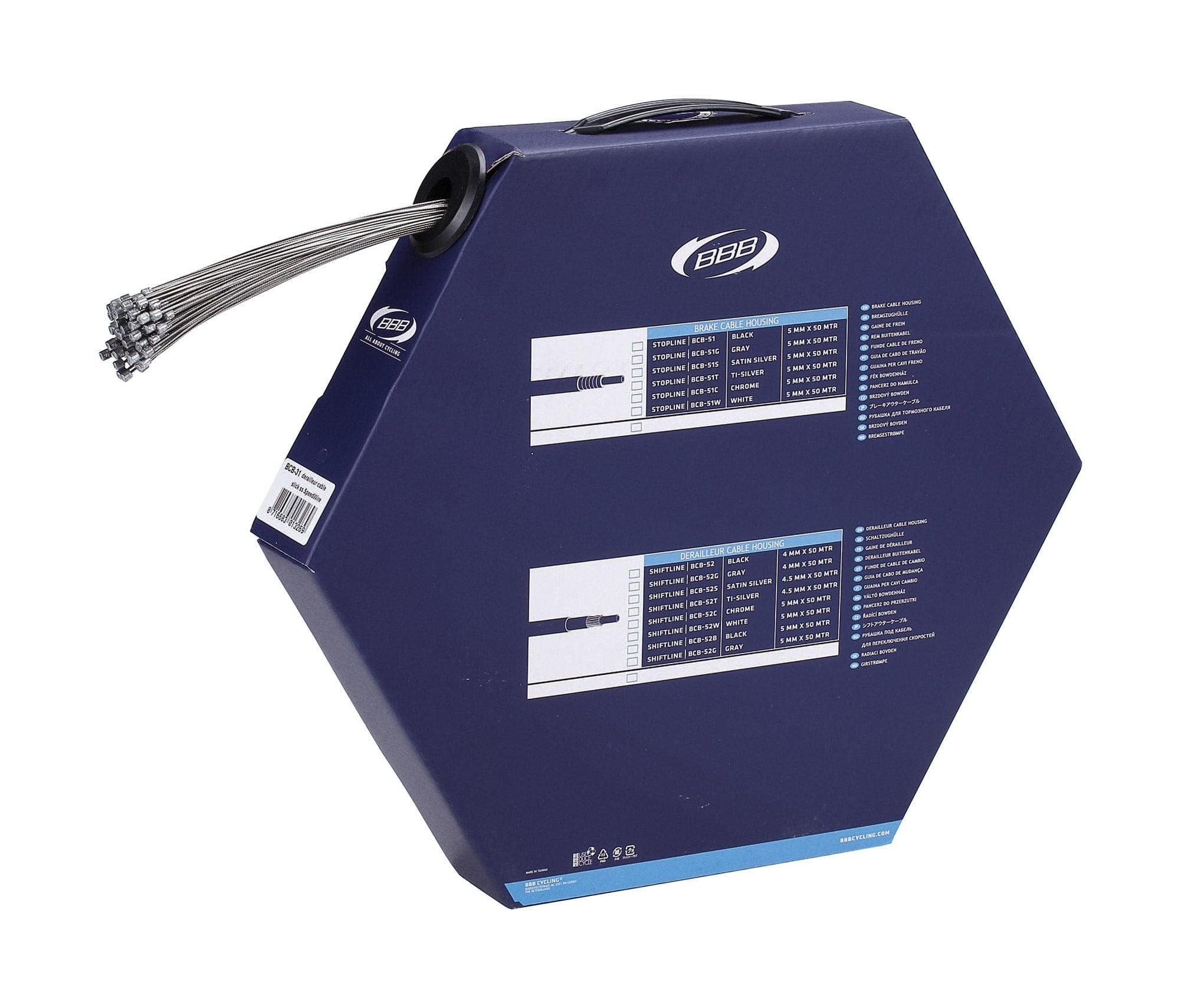 BBB BCB-31 - SpeedWire Shimano Gear Cable 1.1mm x 2000mm x 100