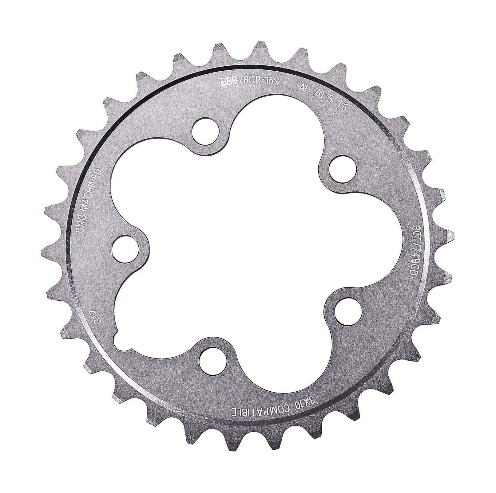 BBB BCR-16S - TripleGear Chainring  (S9/10, 74BCD, 30T)