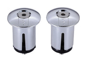 BBB BHT-96 - ScrewOn End Caps x2 (Chrome)