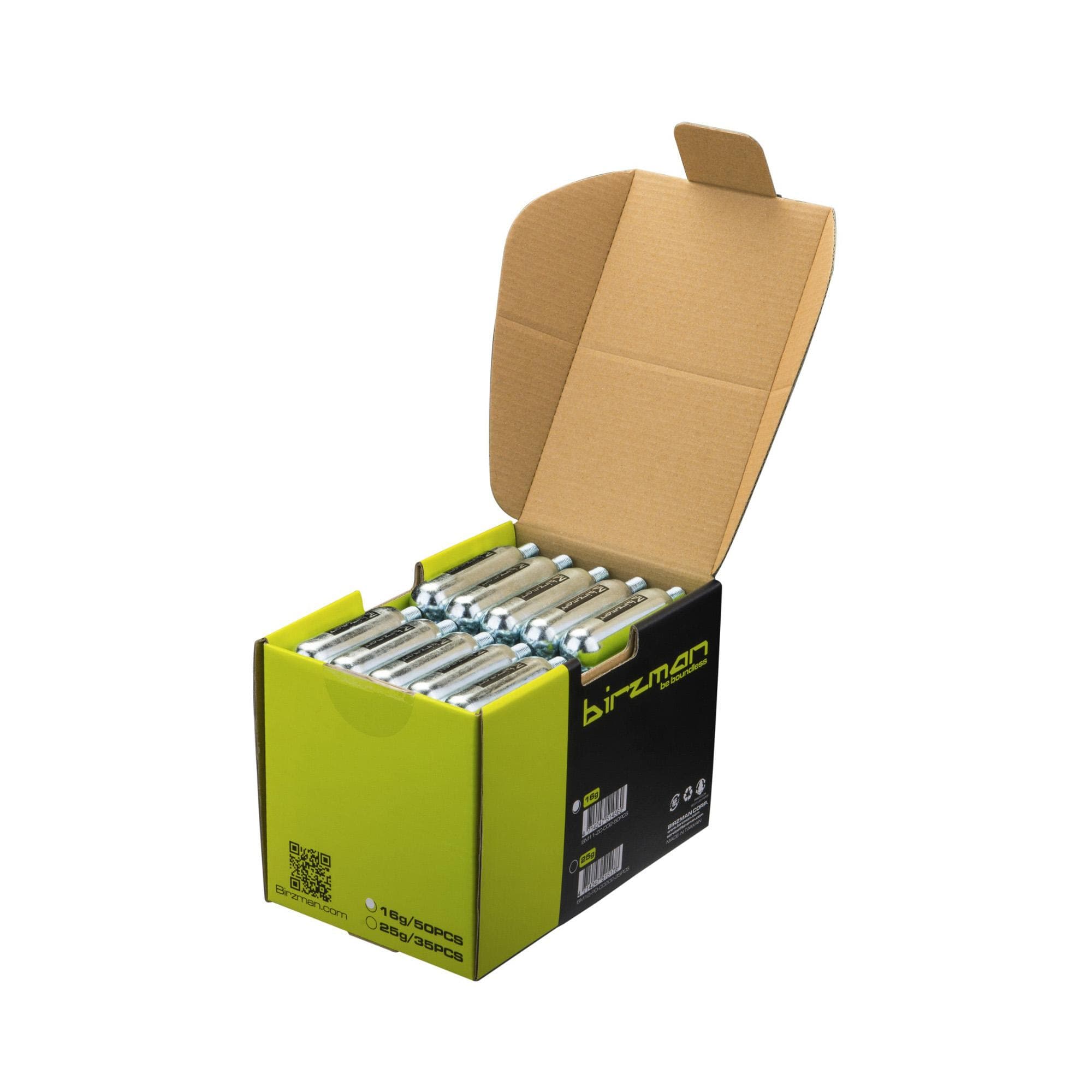 Birzman CO&#8322; Cartridge Set (Threaded) 50 x 16g