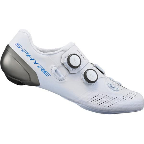 Shimano S-PHYRE RC9 (RC902) SPD-SL Shoes, White, Wide