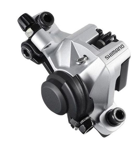 Shimano Acera BR-M375 disc brake calliper; without adapter for front or rear; silver