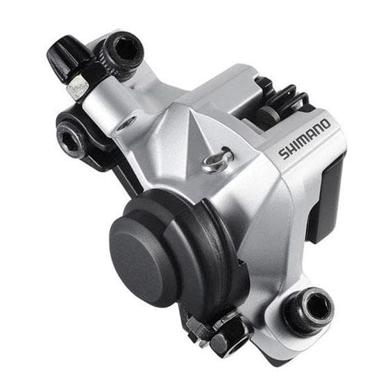 Load image into Gallery viewer, Shimano Acera BR-M375 disc brake calliper; without adapter for front or rear; silver
