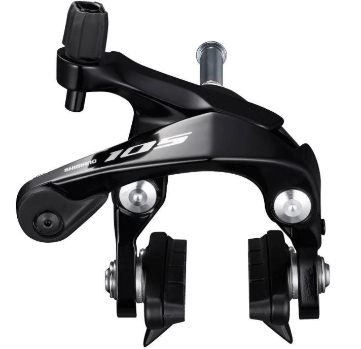 Load image into Gallery viewer, Shimano 105 BR-R7000 105 brake callipers; 49 mm drop; black; rear
