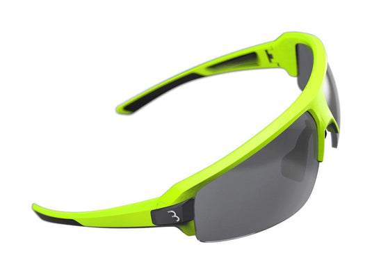 BBB BSG-62 - Impulse Sport Glasses (Neon Yellow, Smoke Lens)