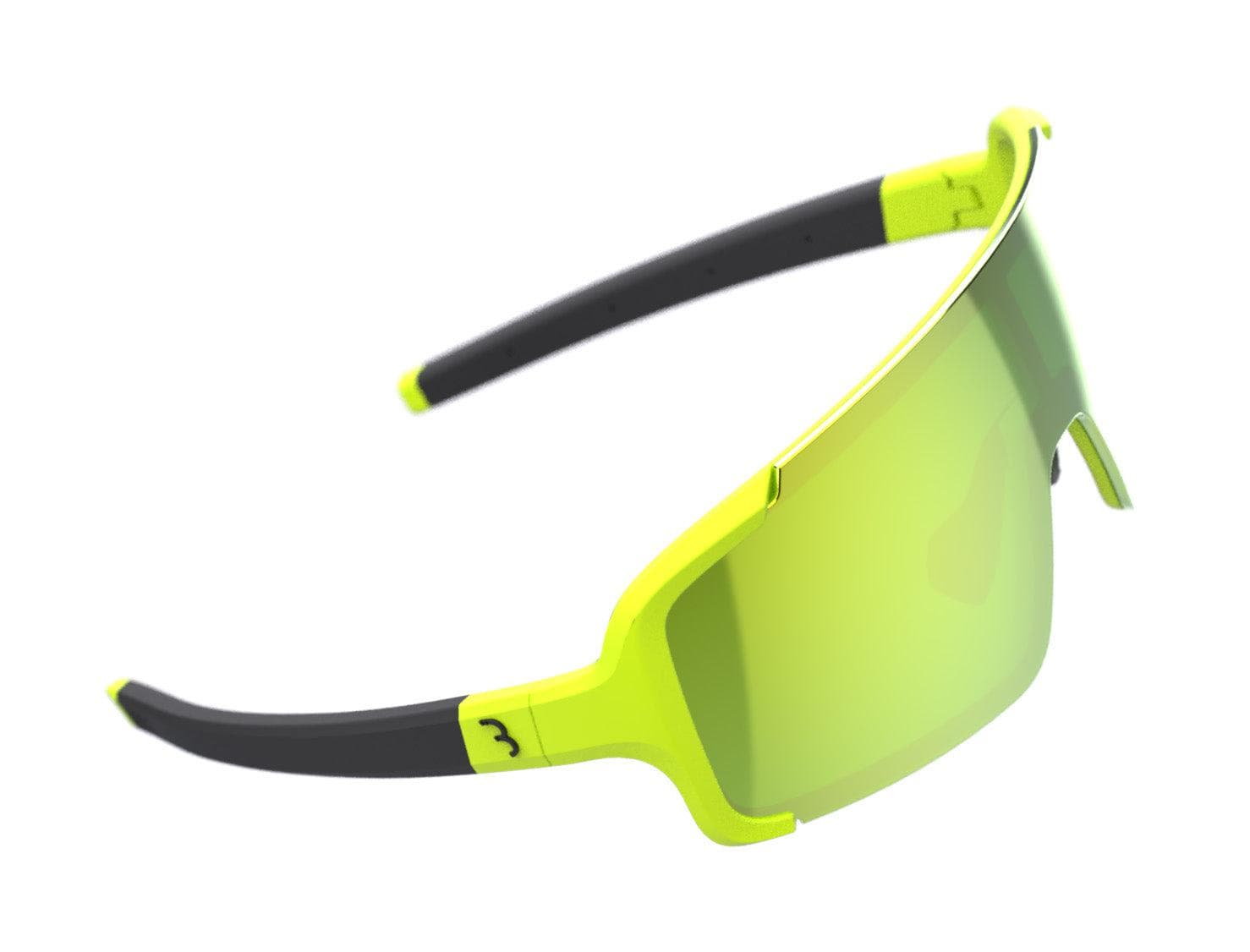 BBB BSG-69 - Chester Sport Glasses (Yellow, Green Lens)