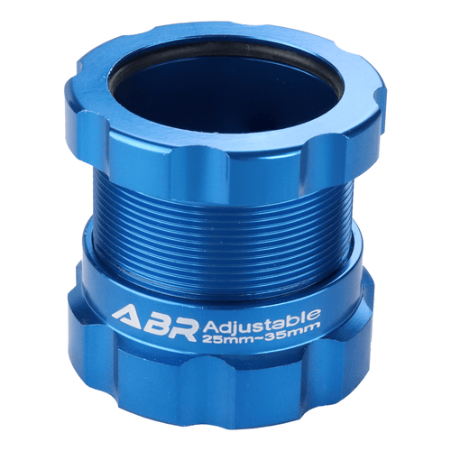 ABR Float Fully Adjustable Alloy Bicycle Headset Spacer 25mm to 35mm Blue