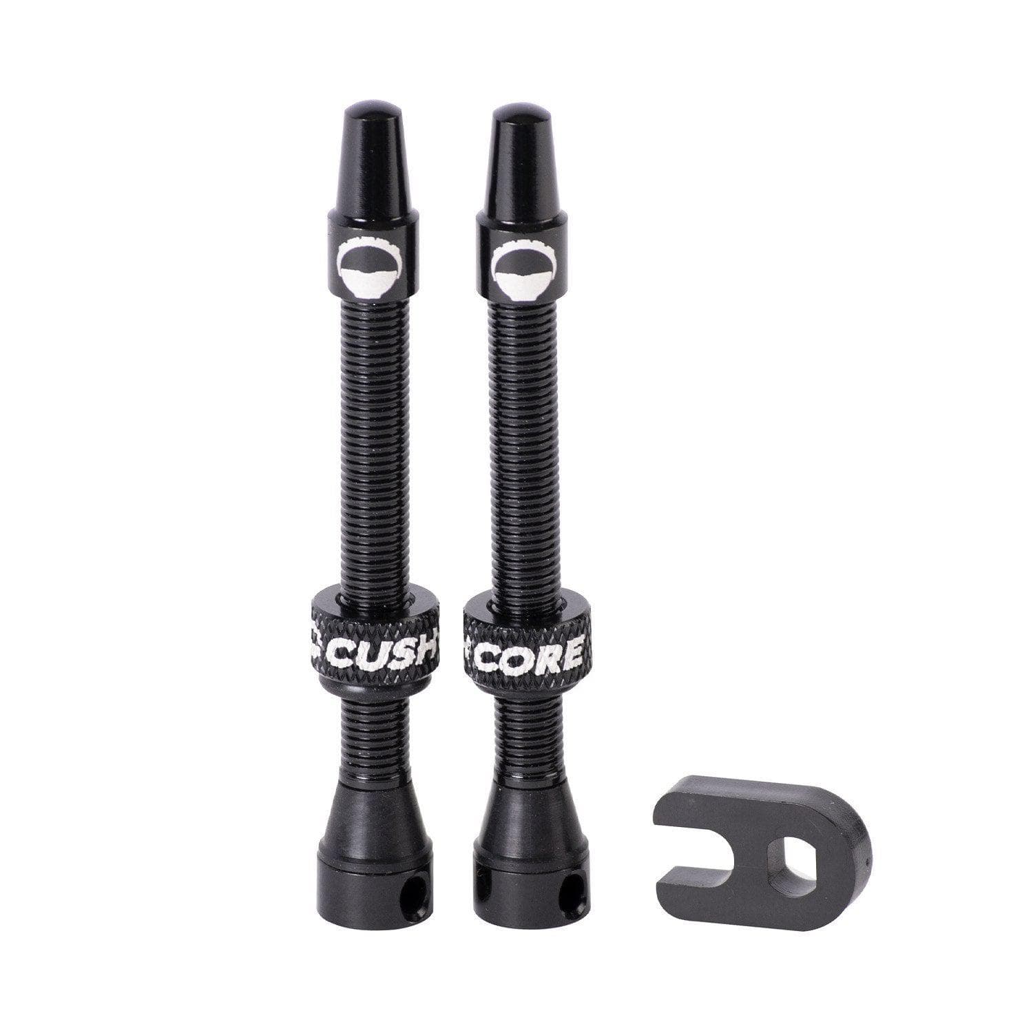 CushCore Tubeless Valves Black 55mm