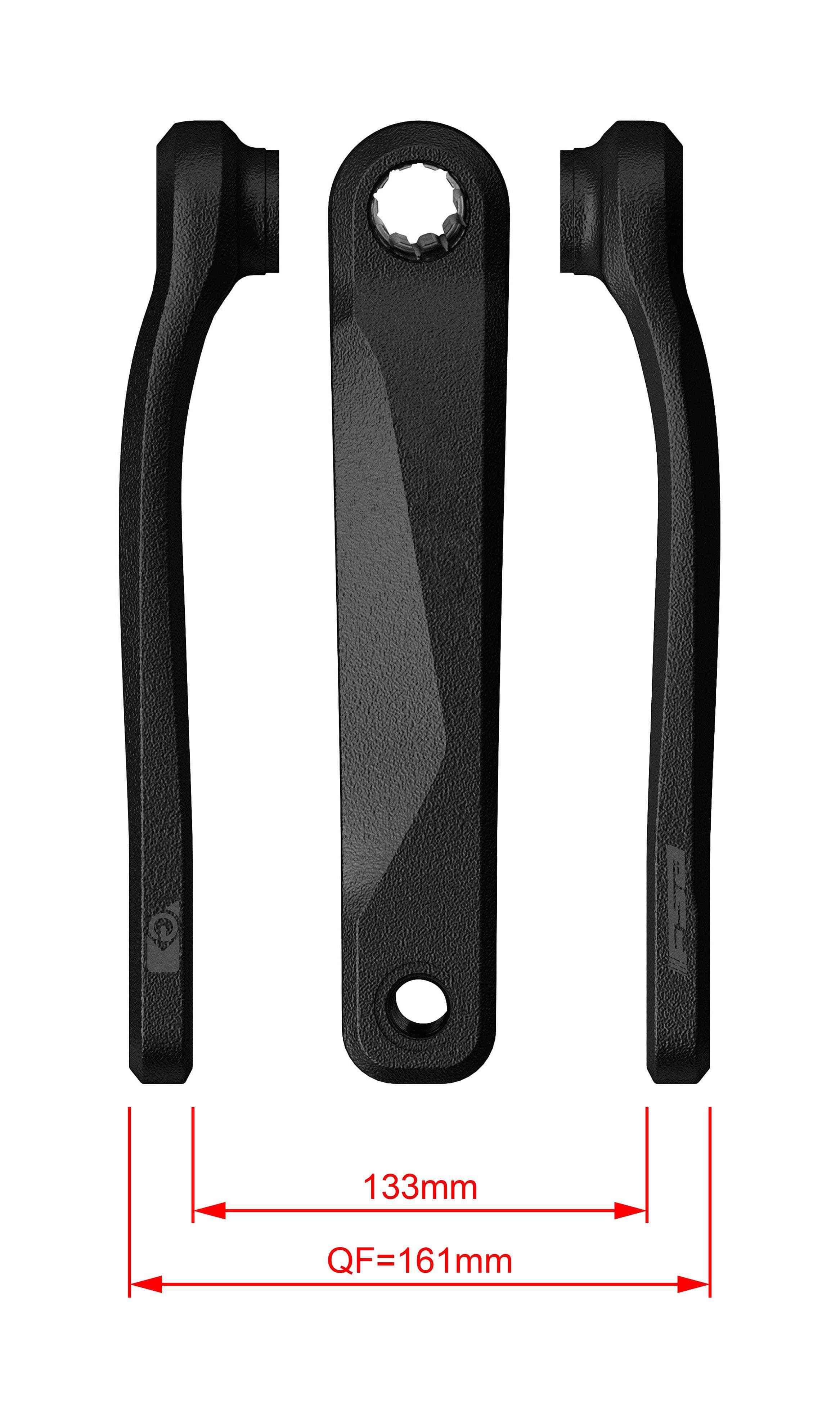 FSA Ebike Chainset CK-220 ISIS 19.0mm Black (165mm)