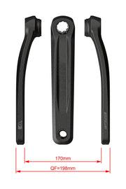 FSA Ebike Chainset CK-320 Bosch BNI 27.5mm Black (170mm)