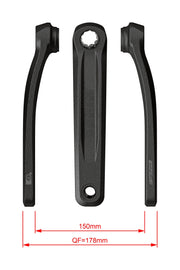 FSA Ebike Chainset CK-320 ISIS 27.5mm Black (160mm)