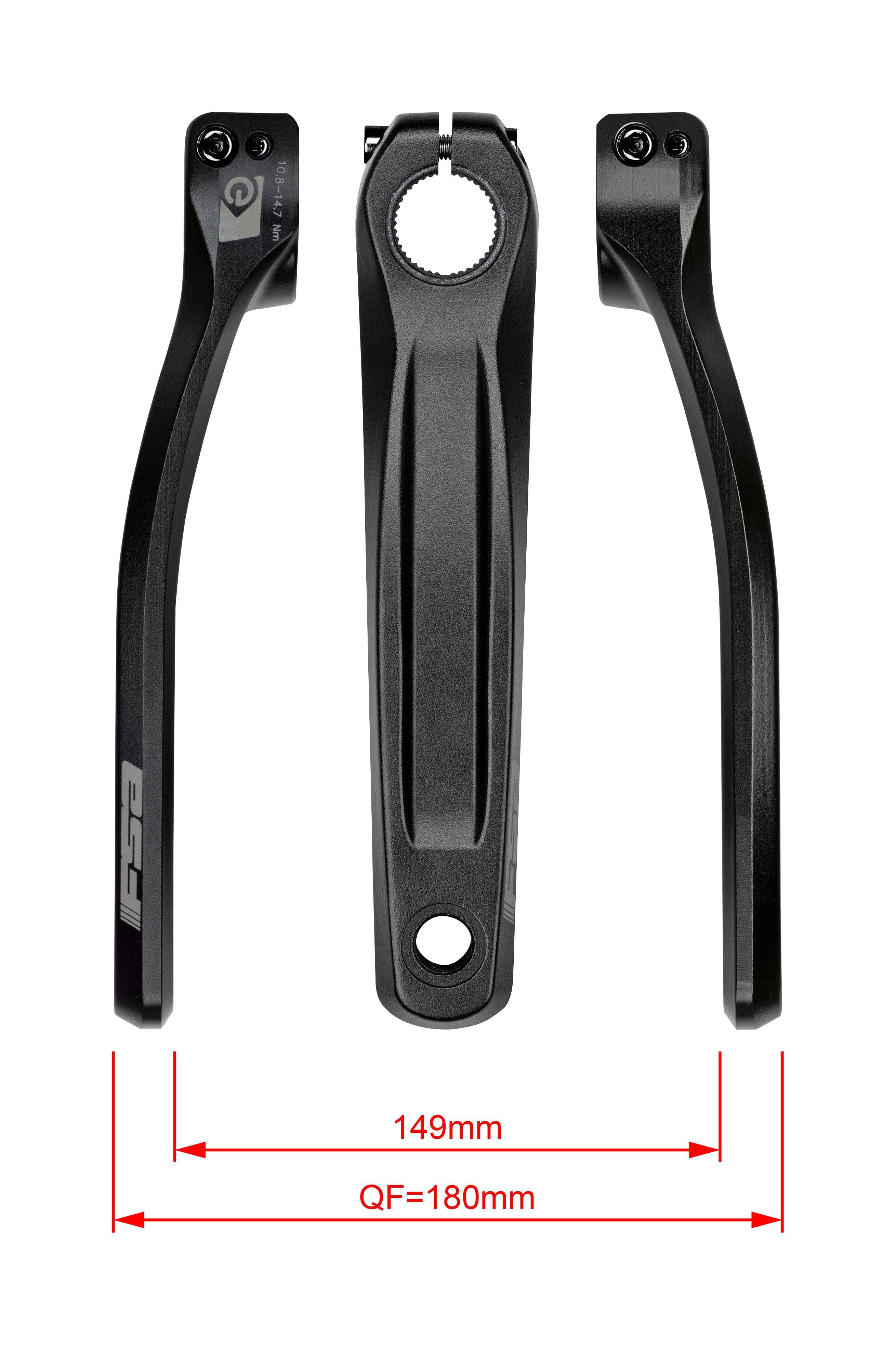 FSA Ebike Chainset CK-751 Shimano E8000 28.0mm Black