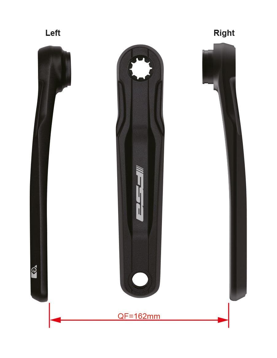 FSA Ebike Chainset CK-761 ISIS G2T ##.#mm Black (175mm)