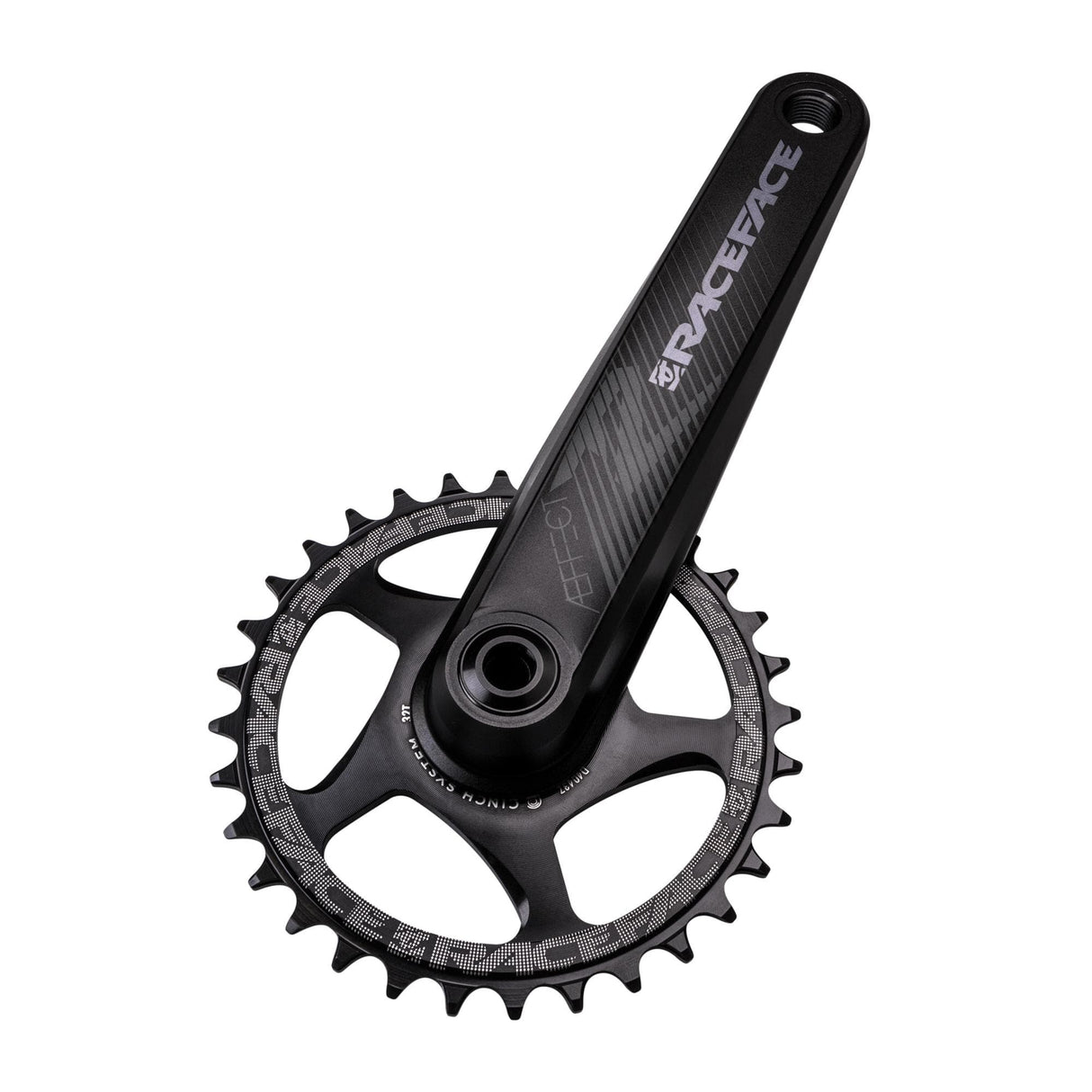 Race Face &#198;ffect R 137mm Cranks (Arms Only) Black 165mm
