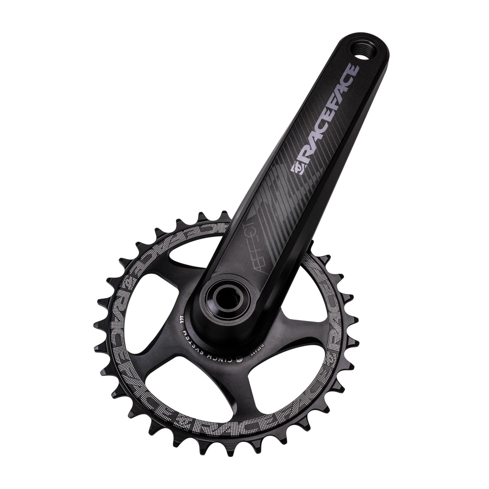Race Face Æffect R 137mm Cranks (Arms Only) Black 165mm