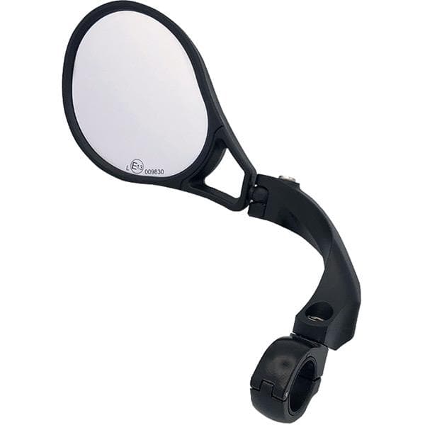 M Part E-bike E13 approved mirror; adjustable; left handlebar clamp fitting