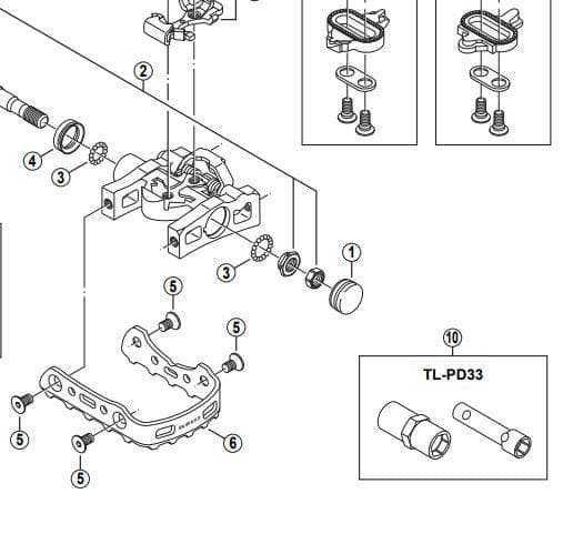 Shimano Spares PD-M324 steel ball bearings 3/32 x 62 pieces