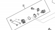 Shimano Spares BR-R8000 quick release assembly