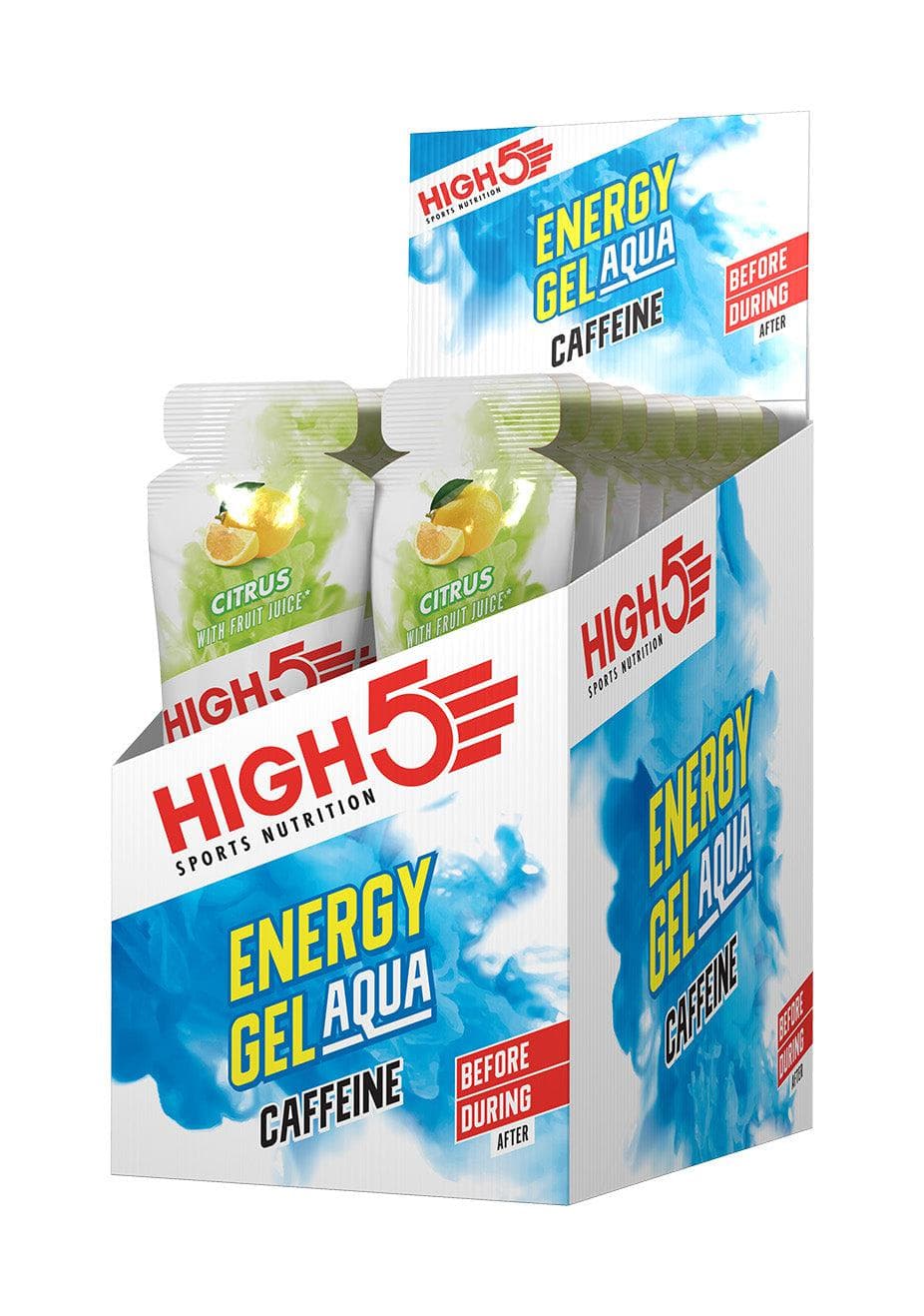High5 High5 Energy Gel Aqua Caffeine (66g, x20, Citrus)