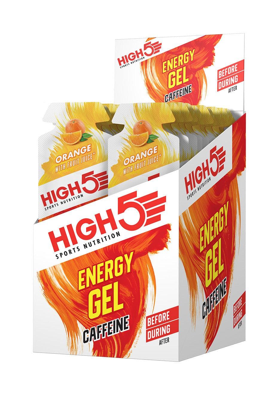 High5 High5 Energy Gel Caffeine (40g, x20, Orange)
