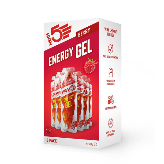 High5 High5 Energy Gel (40g, x6, Berry)