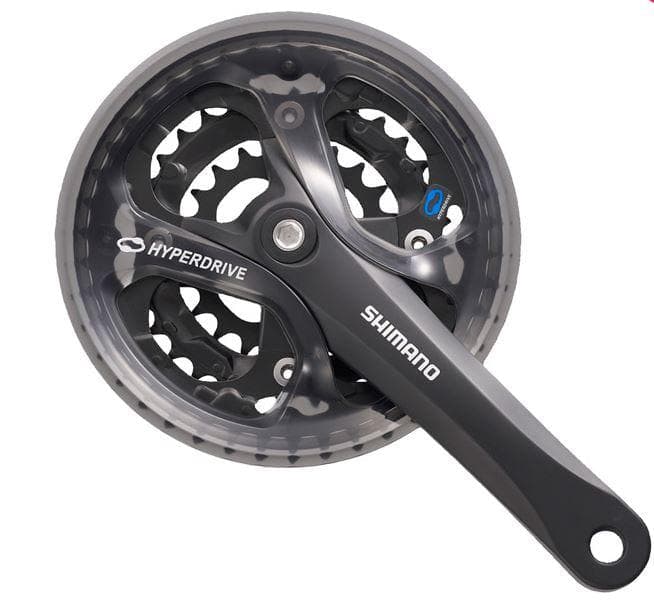 Shimano FC-M361 Chainset - Square Taper - 175 mm - Black
