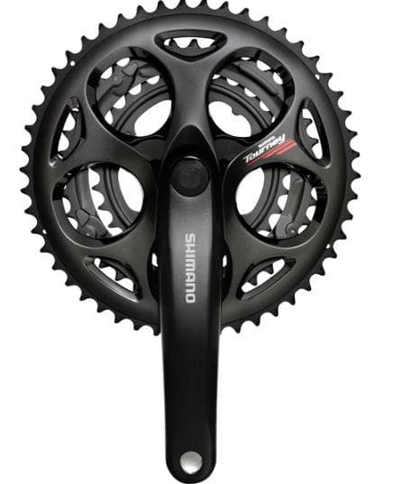 Load image into Gallery viewer, Shimano FCA073 square taper triple chainset 7/8 Speed, 50 / 39 / 30T
