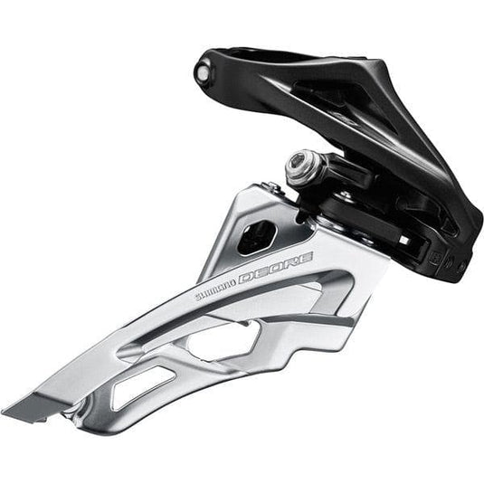 Shimano Deore Deore M6000-H triple front derailleur; high clamp; side swing; front pull