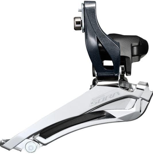 Shimano Sora FD-R3000 Sora 9-speed front derailleur; double 28.6 / 31.8 / 34.9 mm