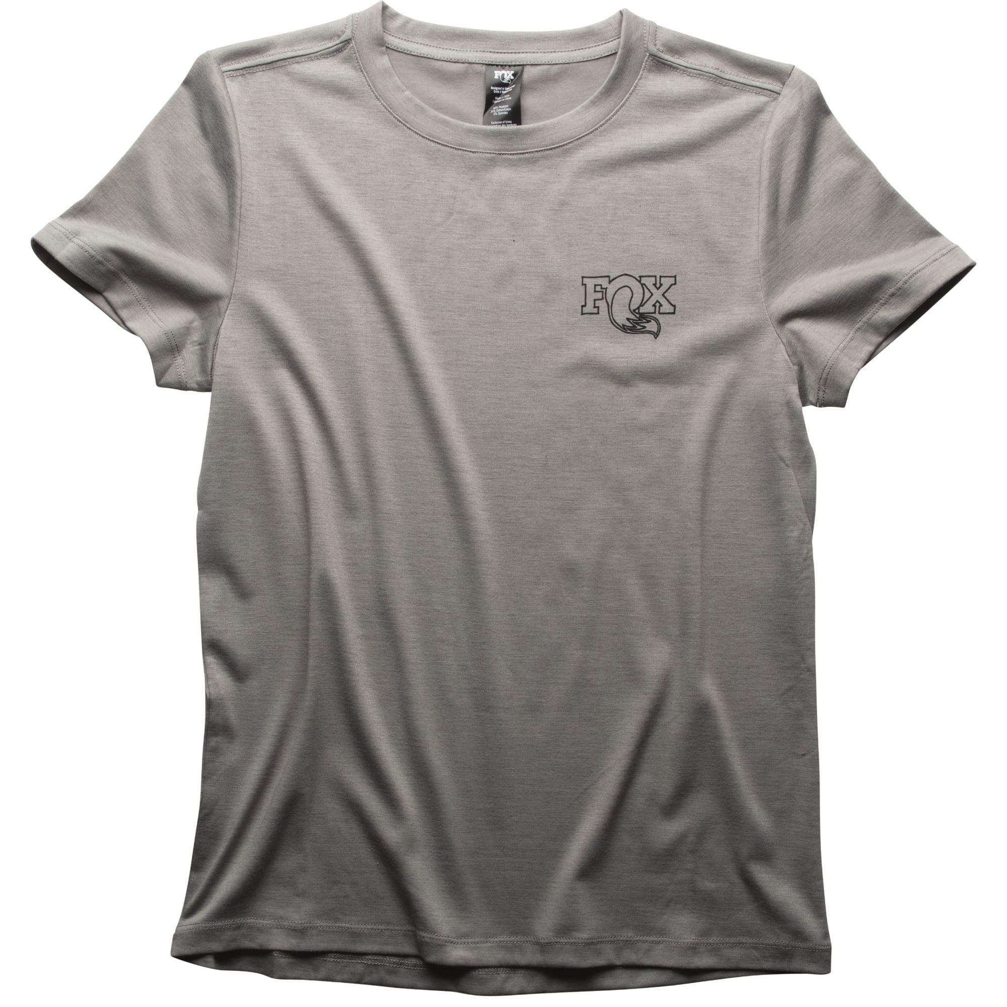 FOX Tailed Youth Short Sleeve T-Shirt Grey S