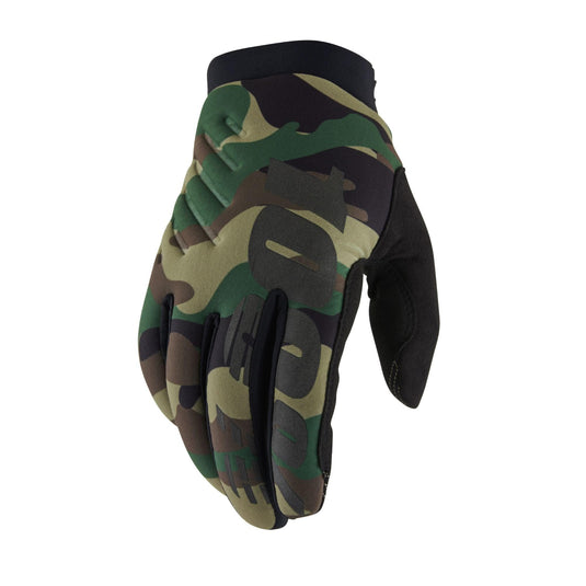 100% Brisker Cold Weather Glove Camo / Black L