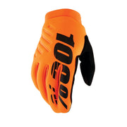 100% Brisker Cold Weather Youth Glove Fluo Orange S