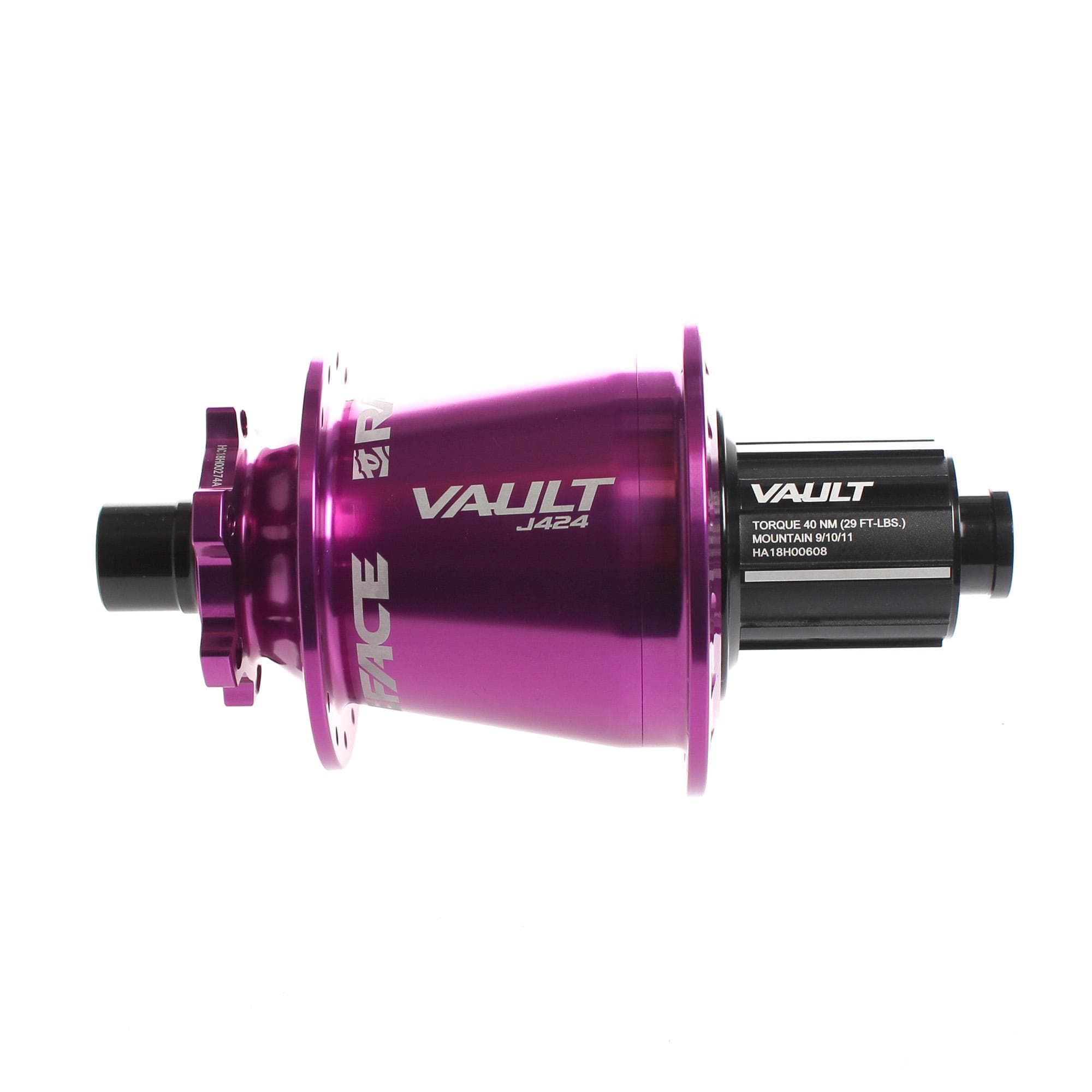 Race Face Vault J Bend Hub Rear 148x12mm 424J 32H XD Driver Purple