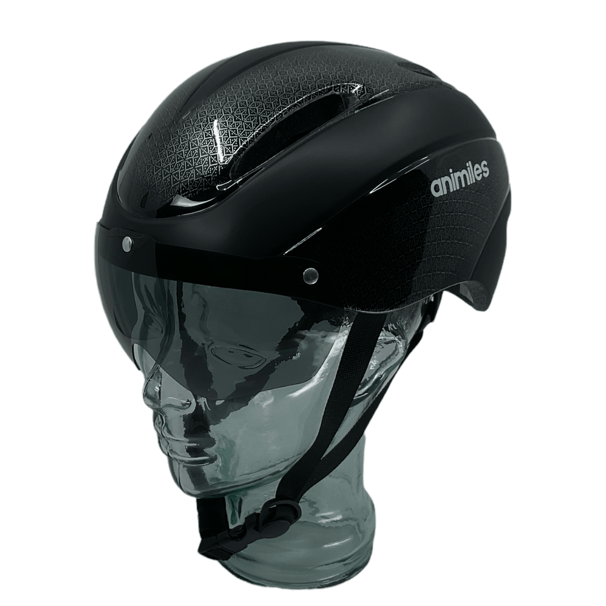 Animiles Adult Helmet Gloss Black L 57 61cm BikeParts