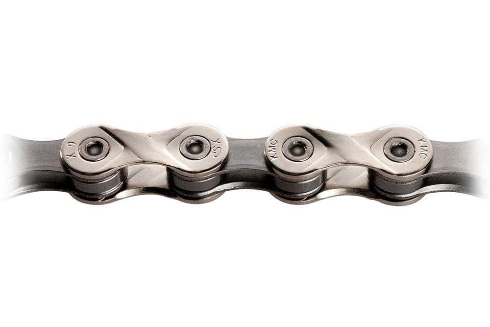 KMC X9 Silver/Grey 9 Speed Chain (Kmcx993) - 9 speed - Silver