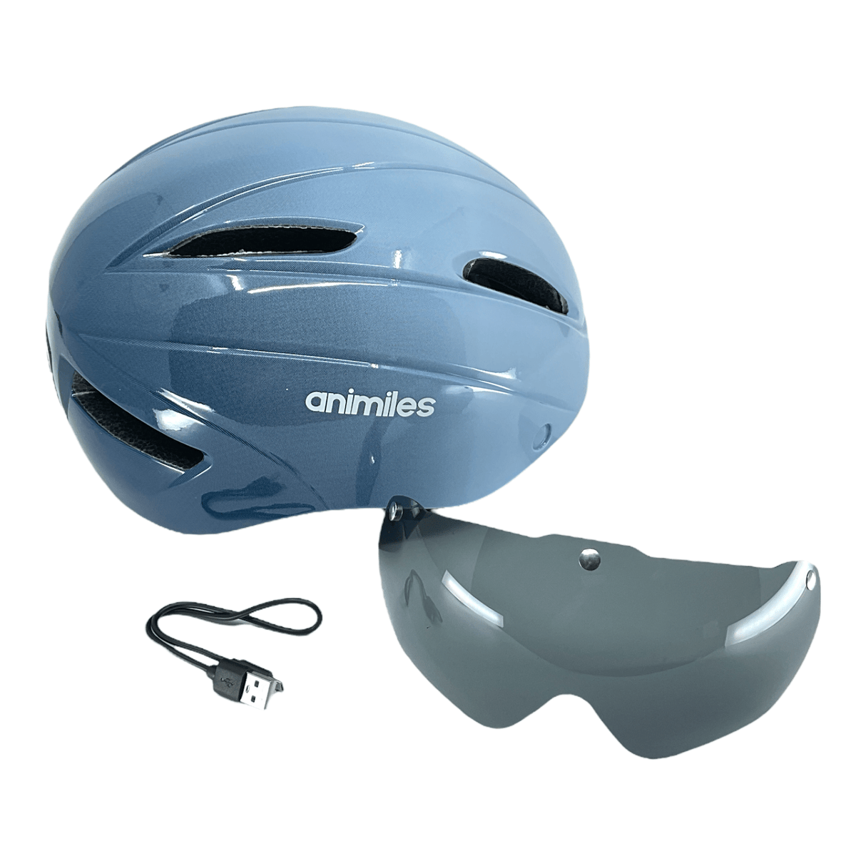 Animiles Adult Helmet - Blue Gradient L 57-61cm