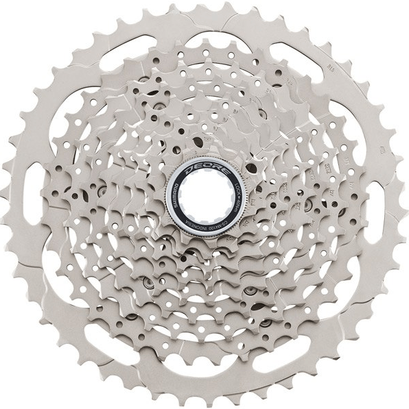 Load image into Gallery viewer, Shimano Deore CS-M4100 Deore 10-speed cassette; 11-42T
