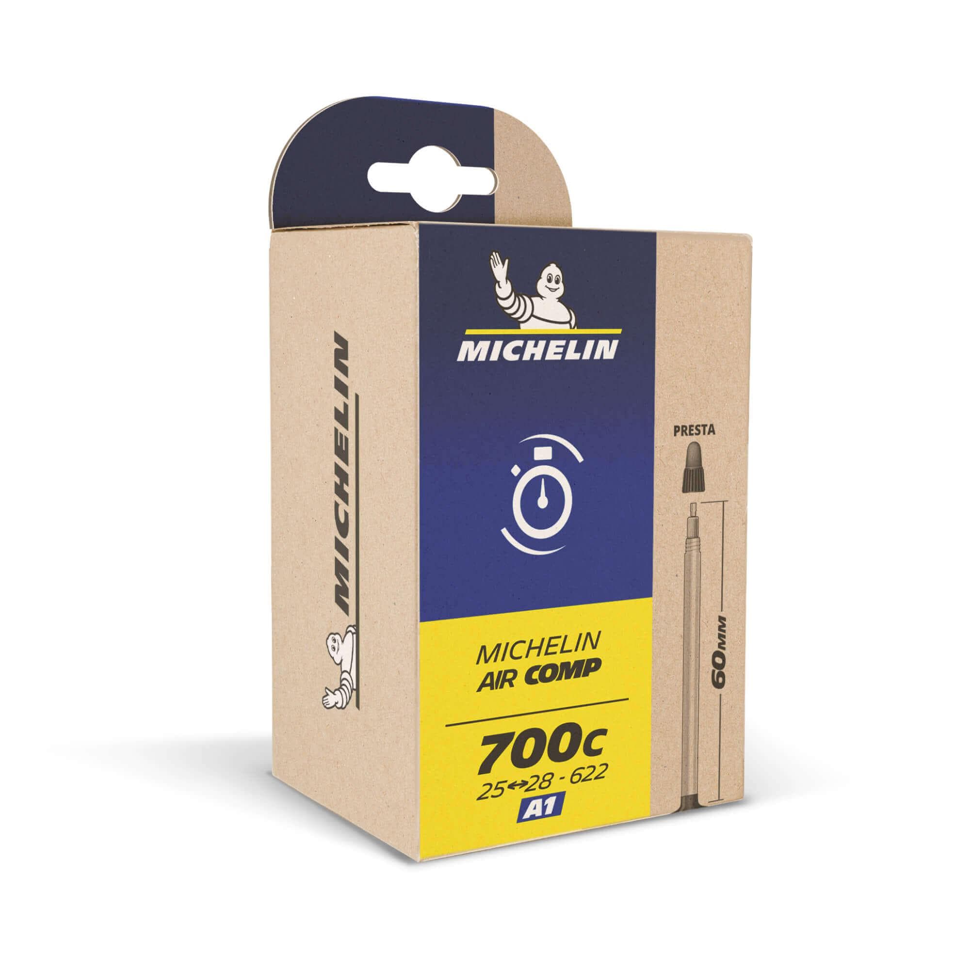 Michelin Aircomp Road Inner Tube - 700c x 26-32mm (Presta 80mm)