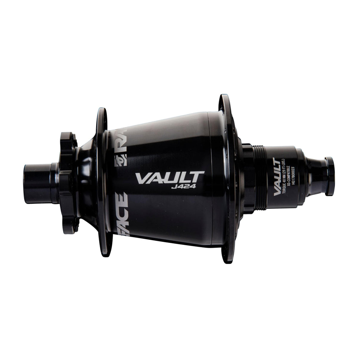 Race Face Vault J Bend Hub Rear 148x12mm BST 424J 28H Shimano Black