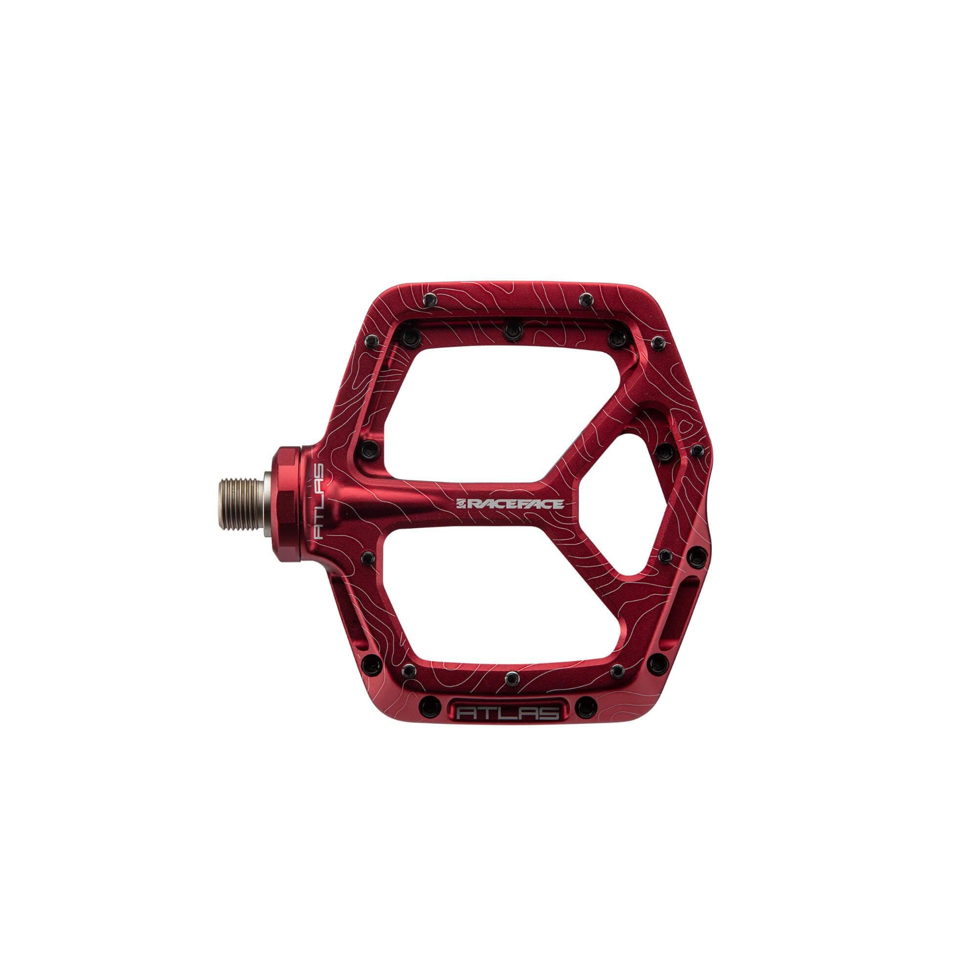 Race Face Atlas Pedals 2022 Red