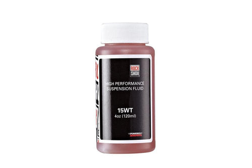 Rockshox Rockshox Suspension Oil, 15Wt, 120Ml Bottle - Lower Legs - 120ml - Red