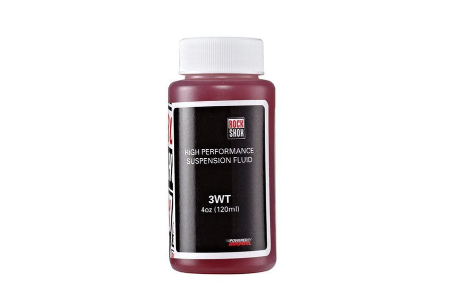 Rockshox Rockshox Suspension Oil, 3Wt 120Ml Bottle - Rear Shock Dampe - 120ml - Red