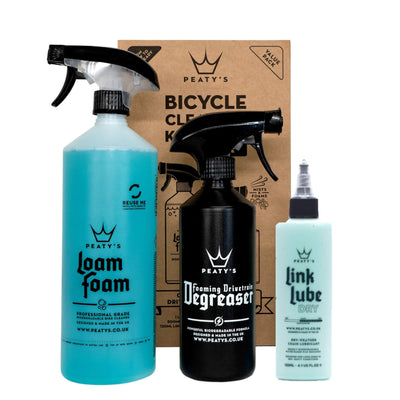 Peaty's Wash Degrease Lubricate Bicycle Cleaning Kit (Dry) - Single