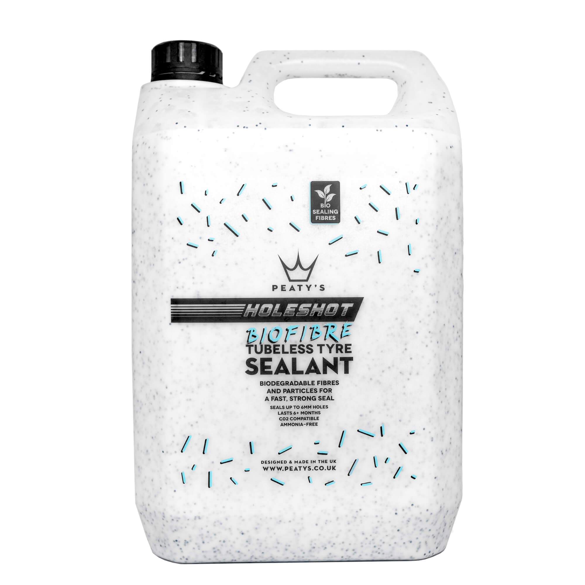 Peaty's Holeshot BioFibre Tubeless Tyre Sealant 5L