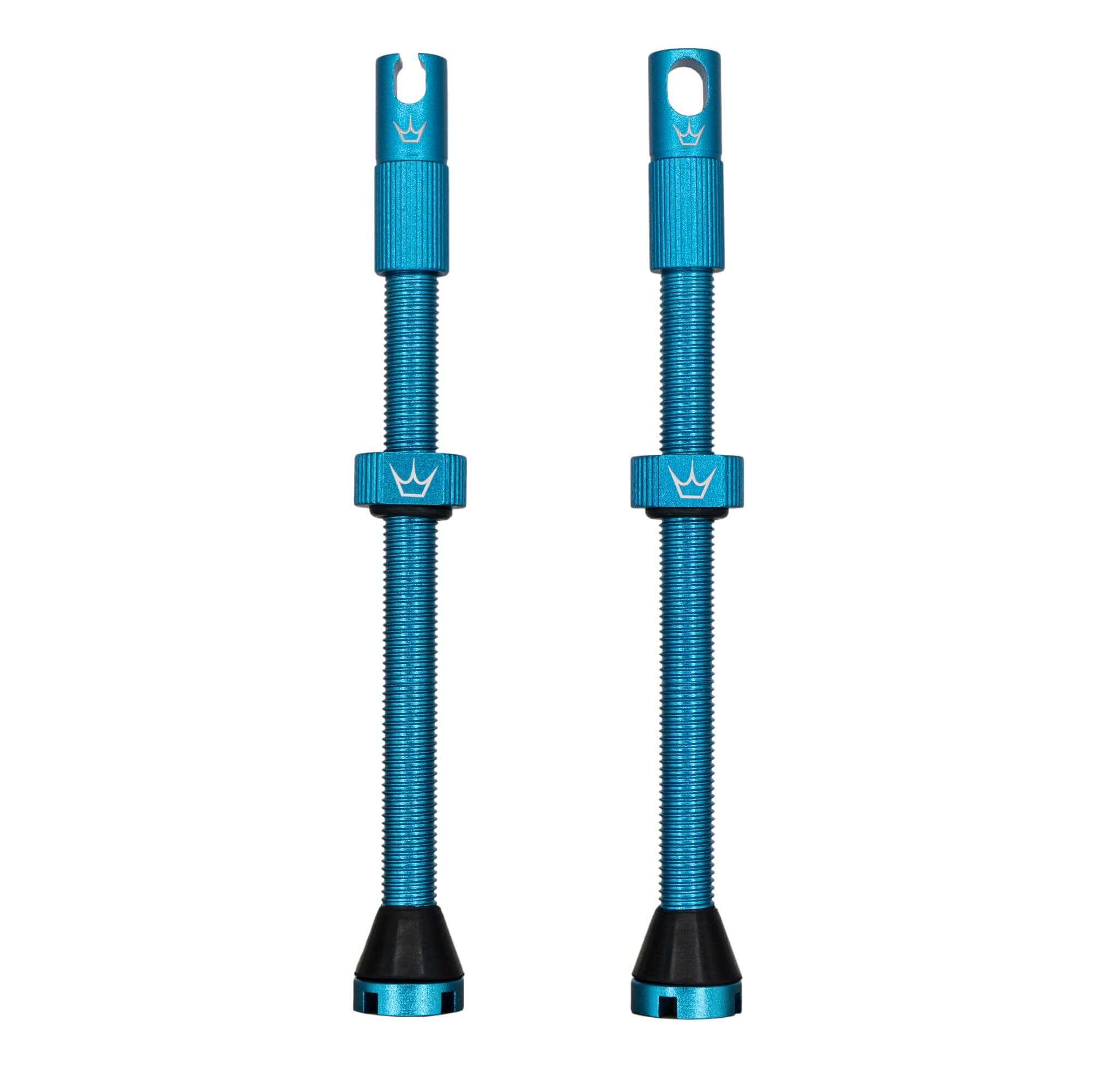 Peaty's x Chris King Tubeless MK2 Valves 80mm Turquoise